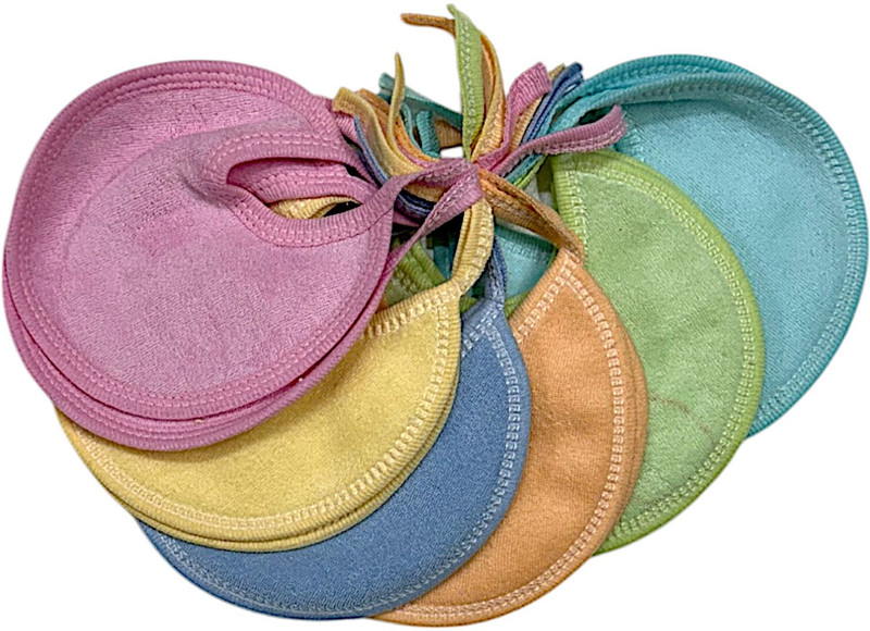 POOKIE HOSIERY COTTON BABY BIBS(Multicolor)