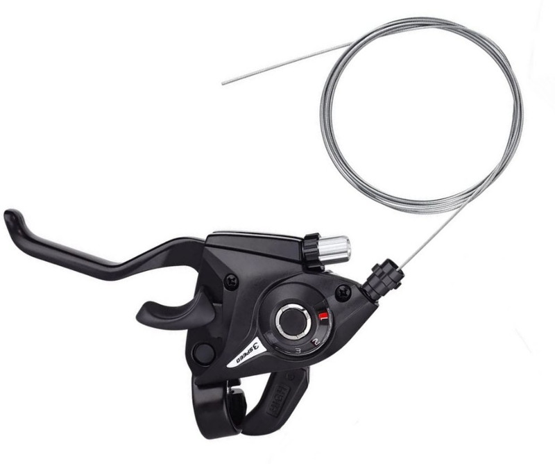 Xezon Bicycle 7 Speed Right Handle Thumb Gear Shifter Cycle Thumb Lever Shifter Bicycle Brake Disk