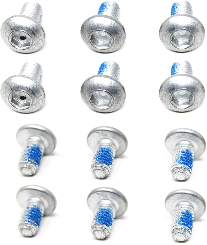 Onbicle Bicycle Disc Brake Rotor Bolts Screws For MTB Cycle M5x10mm Durable (12pc) Bicycle Brake Disk(10 mm)