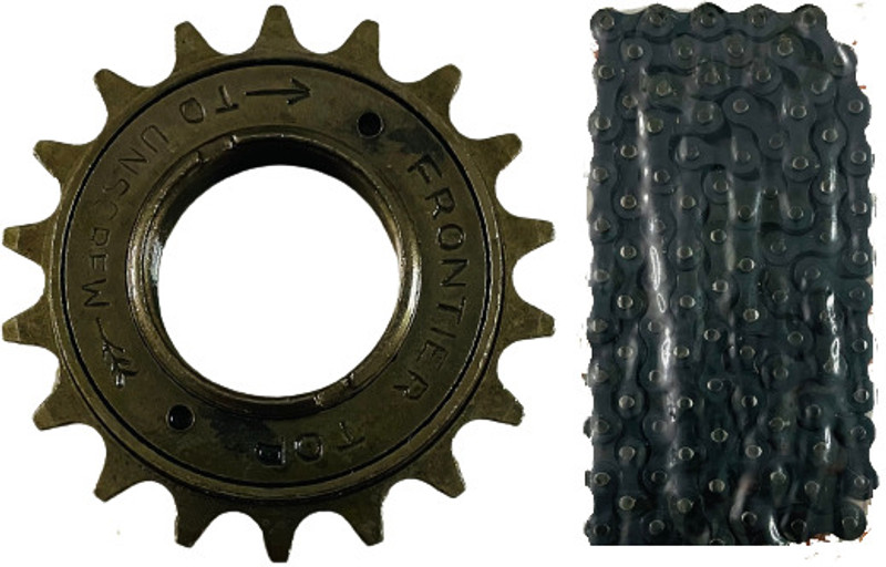 IMPETUS Cycle Chain Freewheel Single Speed Bicycle Cassette for Non Gear Junior Senior Bicycle Brake Disk