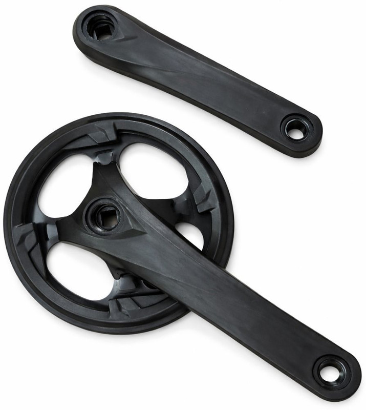 FCC RACING Single Speed Bicycle Crankset 42T Durable Alloy Chainwheel Set Bicycle Brake Disk(170 mm)