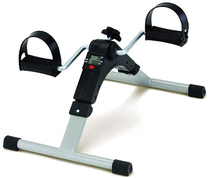 Agyvvt Foldable Mini Fitness Cycle Pedal Exerciser Bike Gym Machine,Digital Display Bicycle Brake Disk(0 mm)