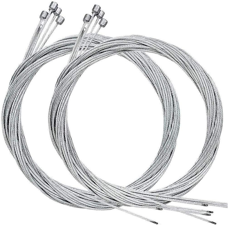 Onbicle Cycle Gear Wire Cable Steel Shift Break Cable Inner Derailleur 80inch Long 10pcs Bicycle Brake Disk