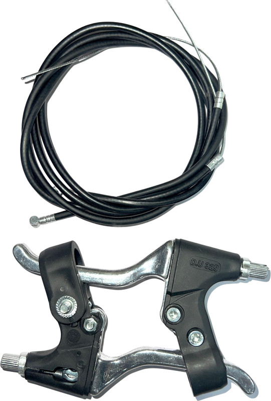 DUNIC Ranger cycle Levers With Pair Of Wires Bicycle Brake Disk(10 cm)