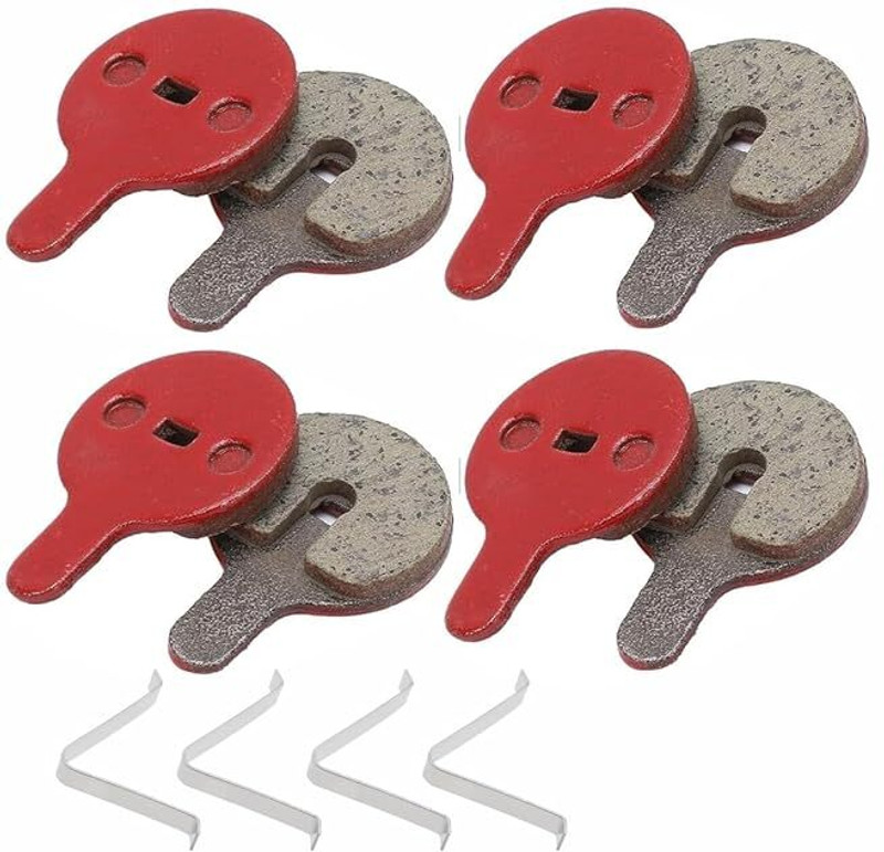 Siano Bicycle Disc Braking Pads 4pair Semi Metallic 4mm Thickness Mountain Road Bike Bicycle Brake Disk(4 mm)