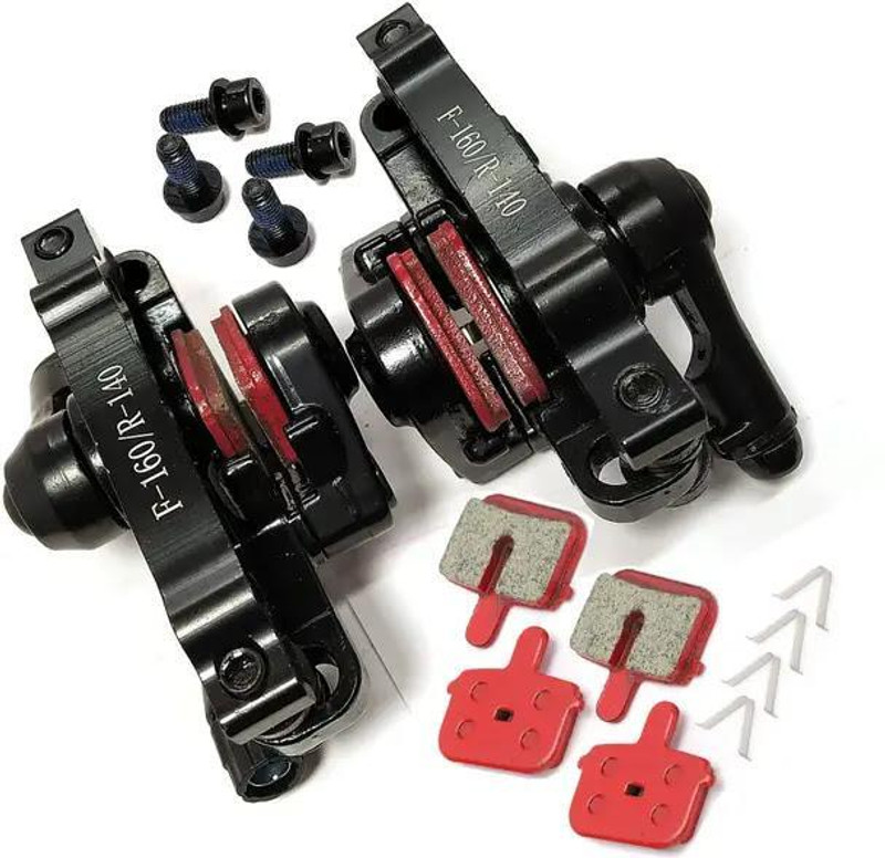 De Venta Caliper Machine 2pcs Set With 2 Extra Bicycle Disc Braking Pads For MTB Mountain Bicycle Brake Disk