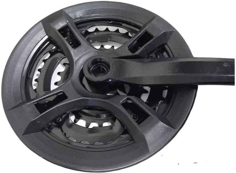 FCC RACING 22T 32T 42T MTB Crankset High Intensity Steel Disc Mountain Bike Chainwheel Bicycle Brake Disk(122 mm)
