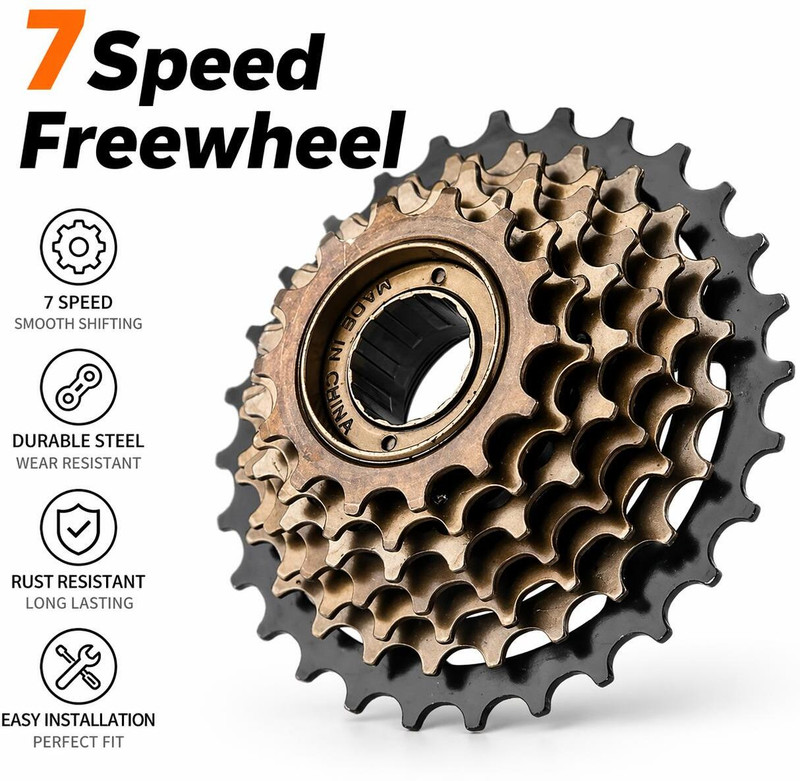 De Venta BICYCLE/CYCLE 7 SPEED FREE WHEELfor GEAR CHAIN Bicycle Brake Disk(34 mm)