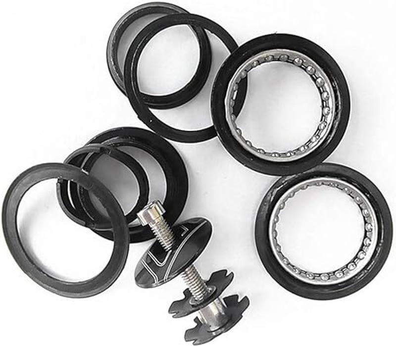 DSTECHBAR 1-1/8" Heavy Duty Bicycle Headset Top Cap Bearings BMX Bearing Nuts for MTB Bike Bicycle Brake Disk