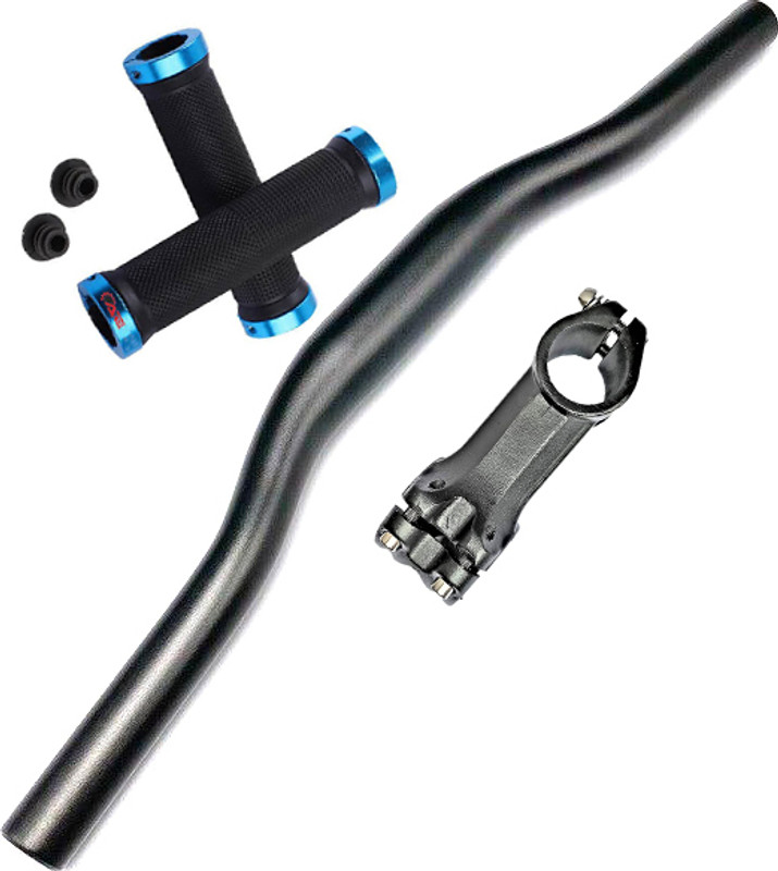 NSV Bicycle Handlebar Metal Rod light Weight Bicycle Handlebar Stem Metal Ring Grip Bicycle Handle Grip(640 mm)