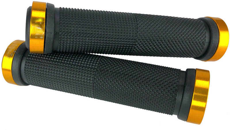 NSV Comfortable Double Lock-on Bike Slip Non Handlebar Grips for MTB Bicycle Bicycle Handle Grip(12 mm)