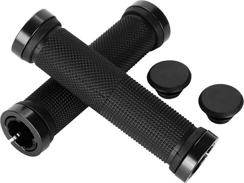 Onbicle Premium Quality Cycling Lock-on Anti-slip Bicycle Handle Grips, Color- Black Bicycle Handle Grip(15 cm)