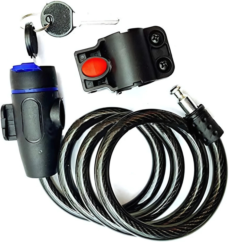 ShopiMoz Cycle Lock Heavy Cycle Lock For Bicycle With Key Bike Lock Anti Theft Cycle Lock Cycle Lock
