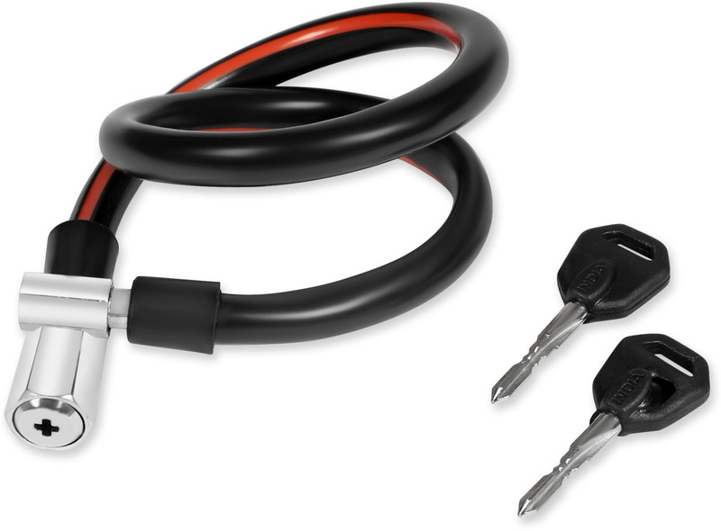 Crust Plastic Cable Lock For Helmet