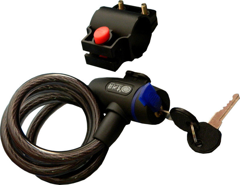 ShopiMoz Anti-Theft Bicycle Lock with 2 Keys Perfect Cycle Lock for Bikes & Helmets Lock Cycle Lock