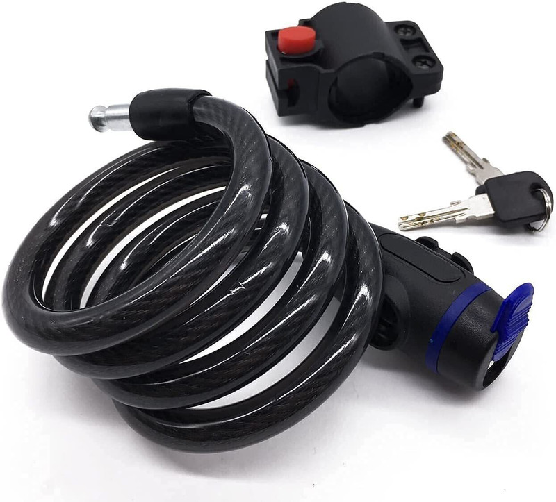 Manogyam Security Guard Against Theft Smart E-bike Steel Wire Cable Accessorie Cycle Lock