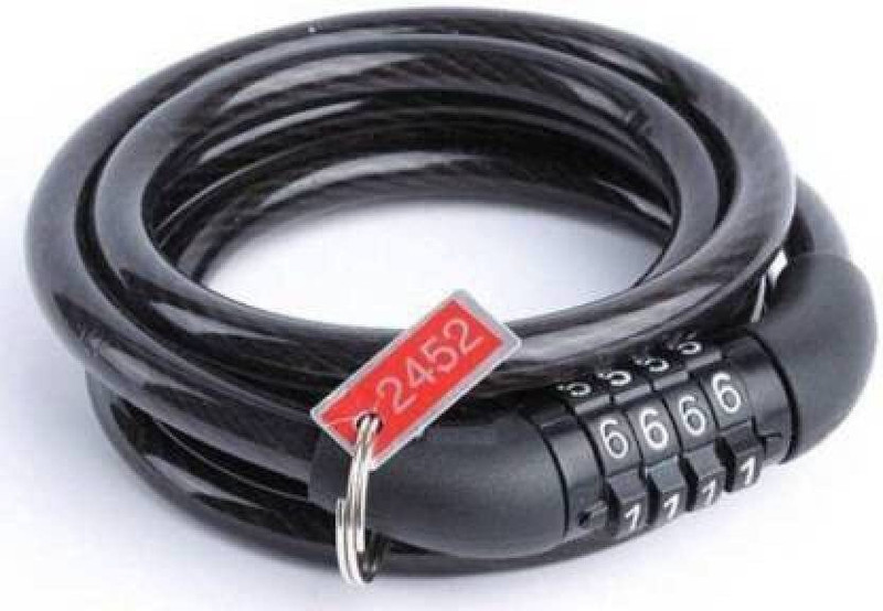 ADONYX Non-Resettable,Fixed Number Lock for Bike, Cycle, Helmet, Luggage Cycle Lock