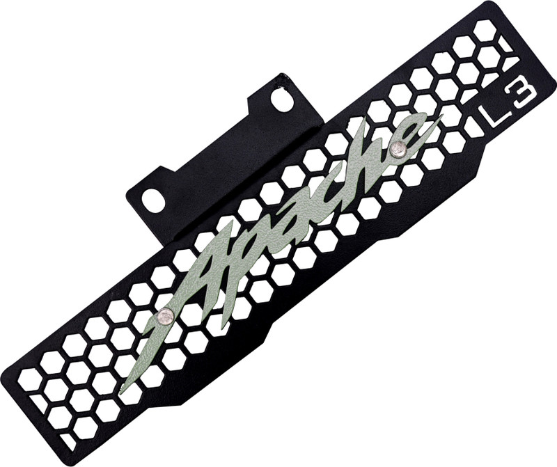 L3 MODZ TVS Apache 160/200 4V Radiator Guard Bike Air Filter Cover
