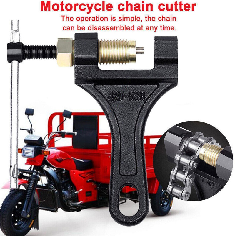 NITYA Motorcycle Chain Breaker Splitter Link Pin Iron Removal Tool (420-530) Chain Breaker