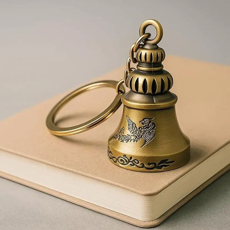 madyaan Guardian Bell For Bike Key chain Good Luck Bikes Chain Breaker