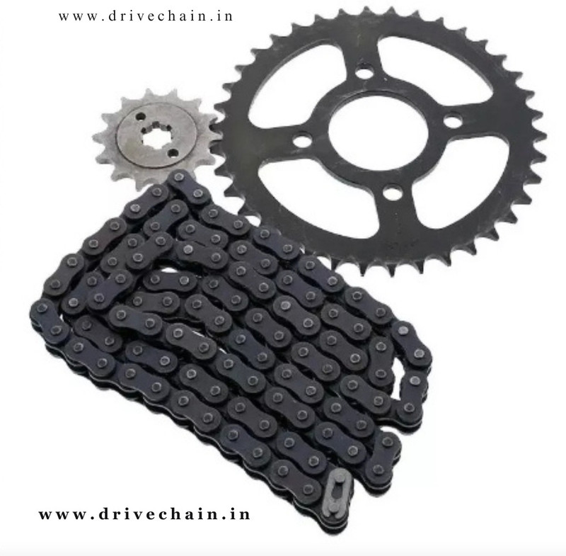 DRIVECHAIN Hardened & Premium Chain Sprockets kit 36 Teeth Sprocket(Bajaj Pulsar 220 DTS-i, Pulsar 220F)