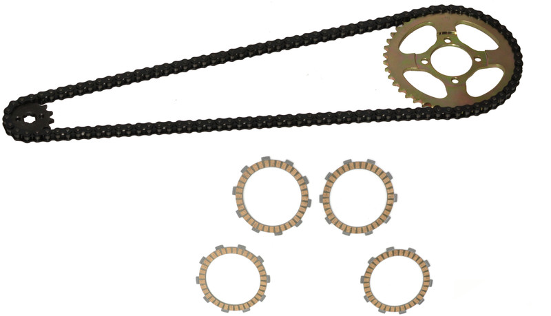 Digital Craft CENTURO Chain Sprocket Kit With Clutch Plate 41 Teeth Sprocket(MAHINDRA Centuro Pack of 4)