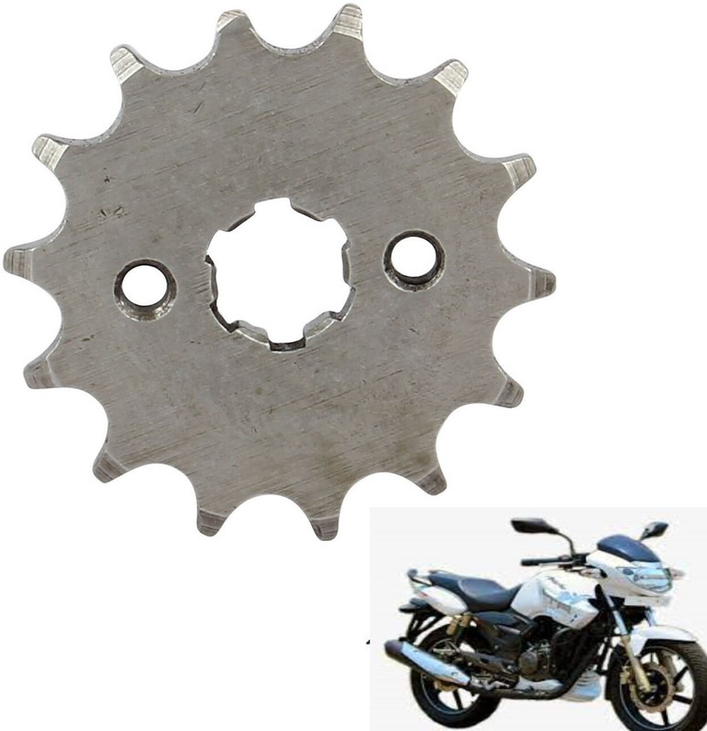 Digital Craft Front Gear Box Sprocket for Apache RTR160.[ 2,Hole ] 13 Teeth Sprocket(TVS Apache RTR 160 Pack of 1)