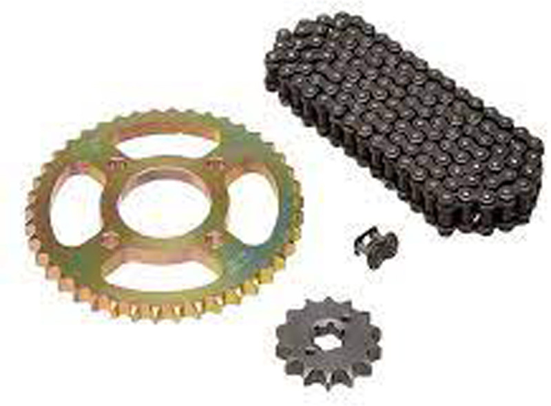 MOTOCITY CHAIN KIT BAJAJ DISCOVR 135 SPRT DISC BRK 42 Teeth Sprocket(Bajaj Discover)
