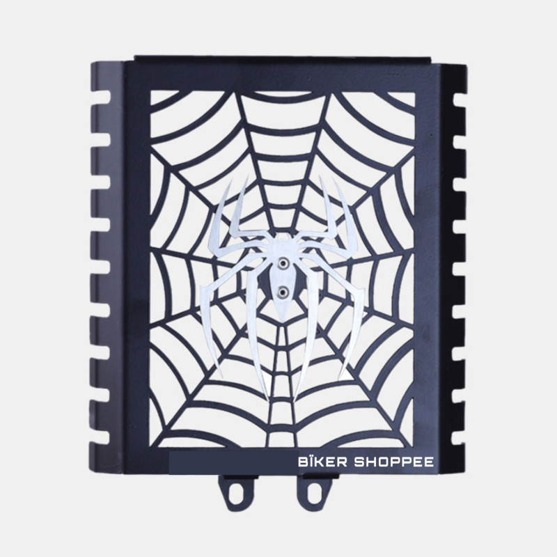 BIKER SHOPPEE SPIDER RADIATOR GRILL FOR INTERCEPTOR AND GT CONTINENTAL 650 Bike Radiator Guard(Royal Enfield)