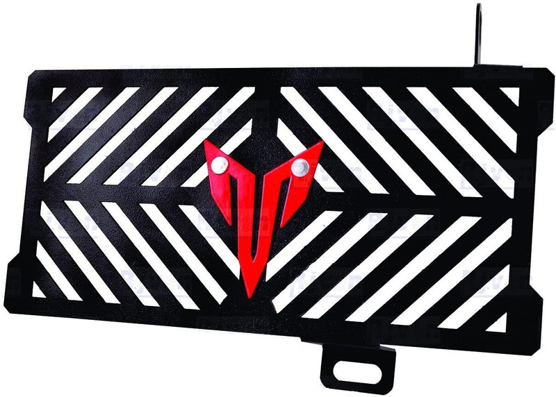 SGTB Bike MT 15 Radiator Guard Cover for Yamaha MT15 Red Logo Bike Radiator Guard(Yamaha)