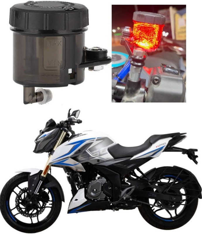 ENEMYT Oil Can Pulsar N 250 Front Bike Oil Can Bike Crash Guard(Universal For Bike)