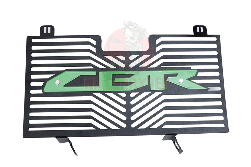 KILLERRYDER Heavy Metal Honda CBR Radiator Guard Black – Ultimate Protection & Style Bike Radiator Guard(Honda)