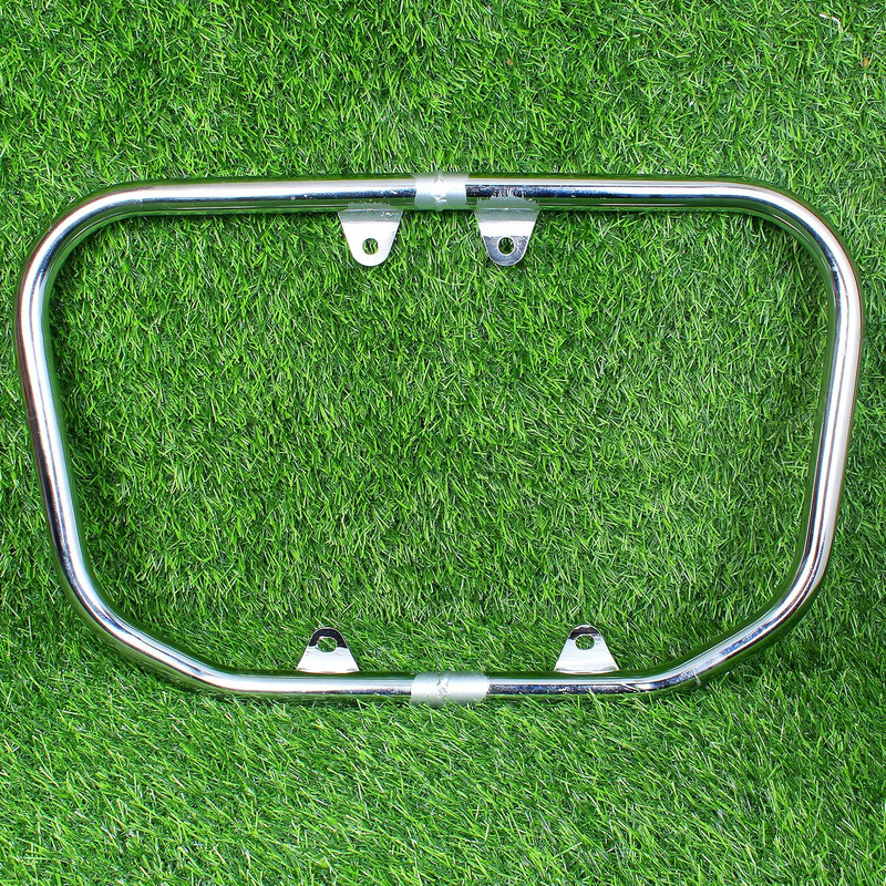 dongreela Splendor Chrome Round Leg Guard Bike Leg Guard(Hero)