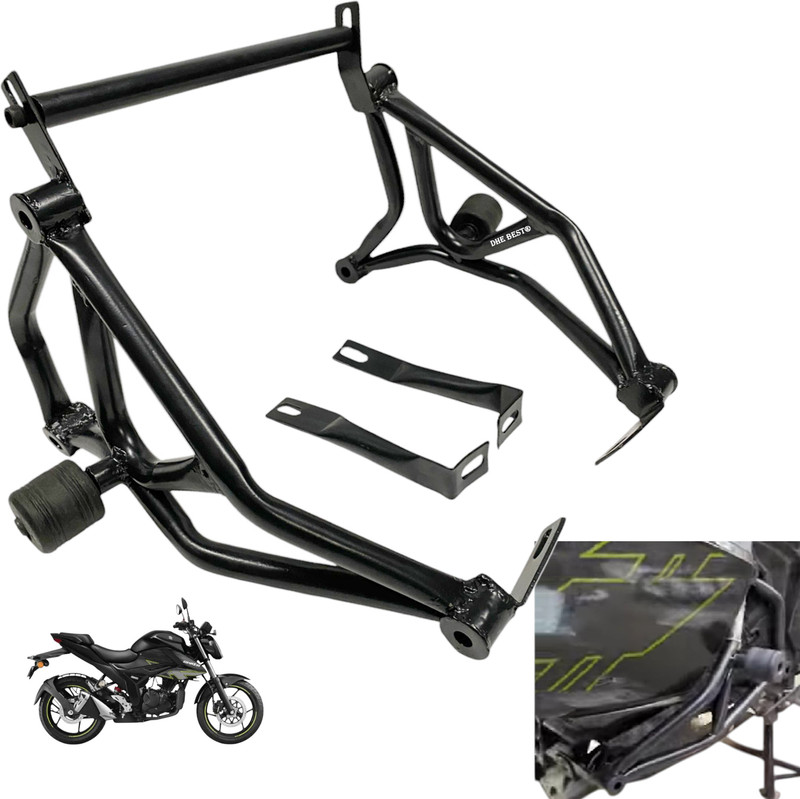 Dhe Best Motorcycle crash Guard Crash frame Accessories for Suzuki Gixxer 250 (2024) Bike Crash Guard(Suzuki)