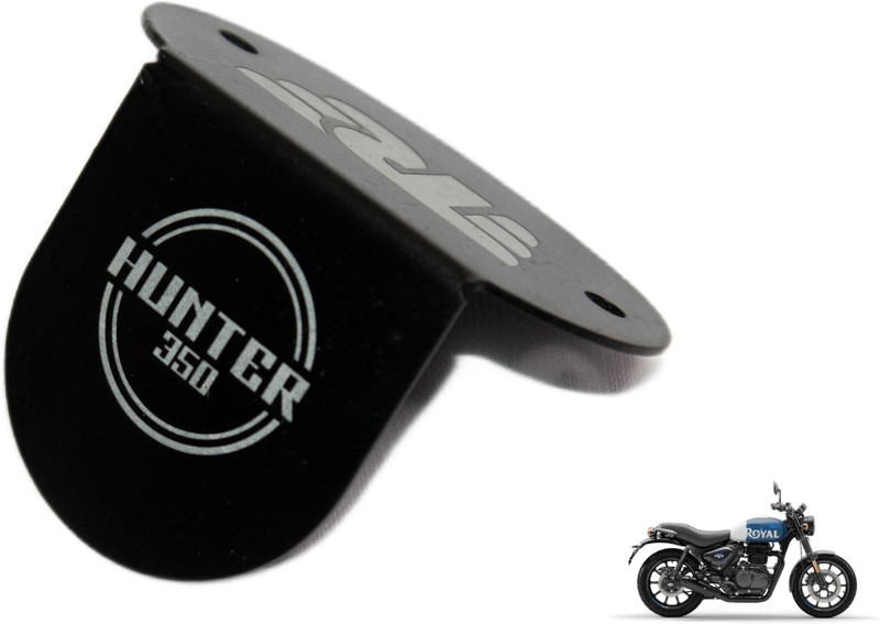OBEROI'S TRADERS Hunter 350 Black Front Disc Brake Fluid Reservoir Cap Cover Guard Protector Bike Crash Guard(Royal Enfield)