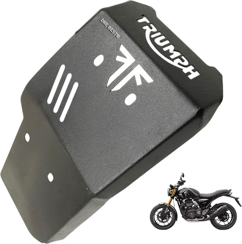 Dhe Best Bike Heavy Metal Engine Bash Plate Sump Guard Sumpguard for Triumph Speed 400 Bike Engine Guard