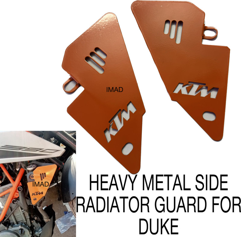 imad NEW DESIGN SIDE RADIATOR GUARD Bike Radiator Guard(KTM)