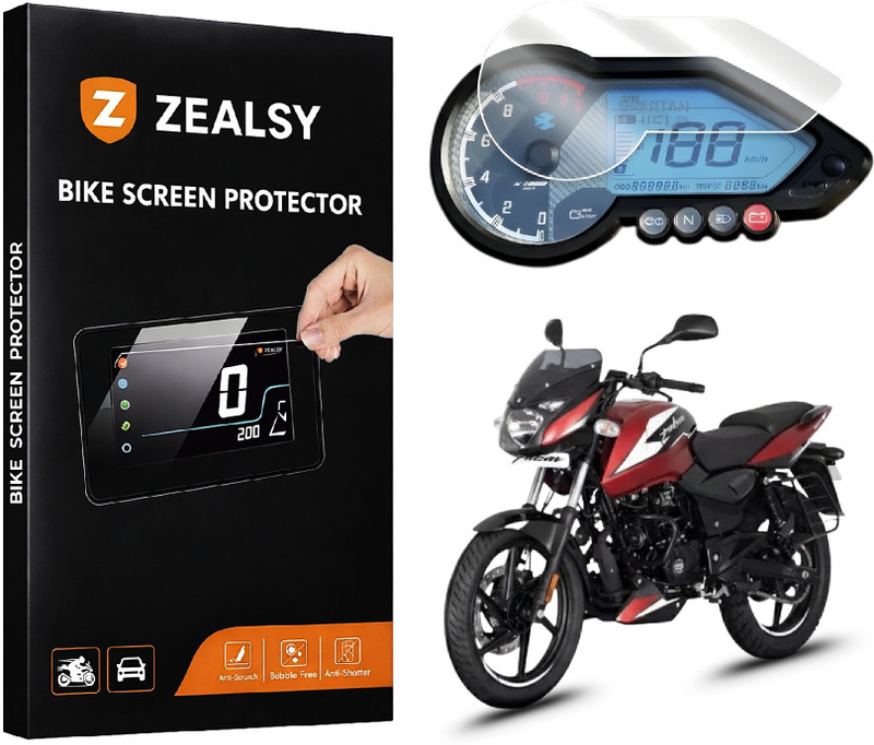Zealsy Screen Guard Pulsar Classic 125 150 180F 220F Speedometer Display Protector Bike Display Screen Guard(Bajaj)
