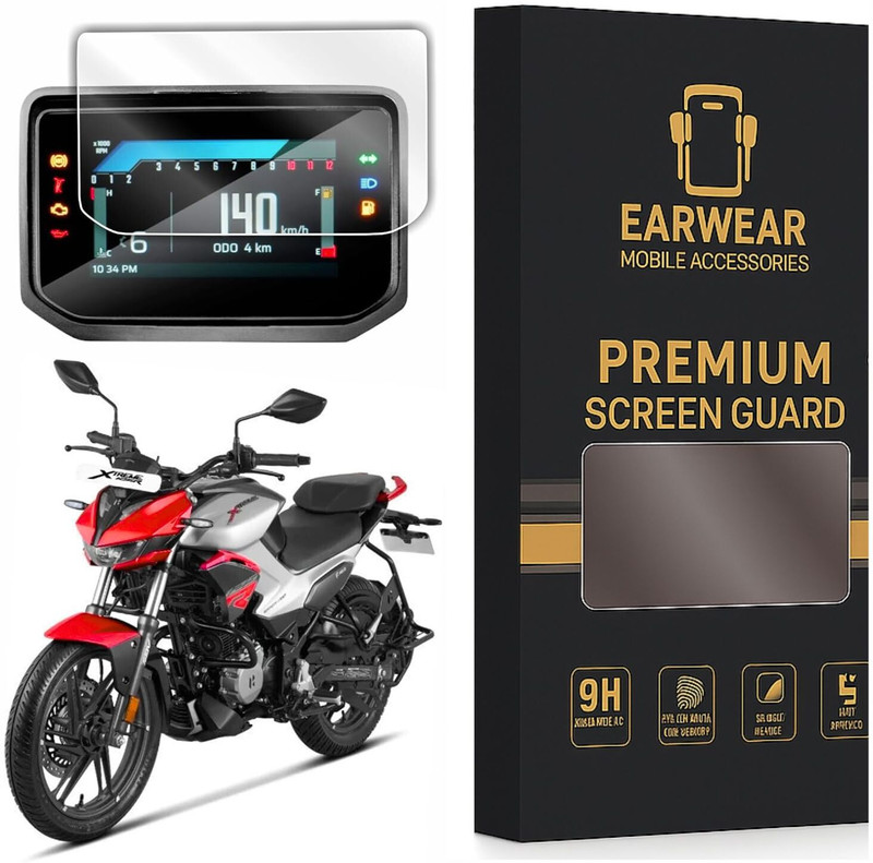 MOTOSHIELD Screen Guard For Hero Xtreme 125R TFT Digital Meter [2025] (not tempered glass) Bike Display Screen Guard(Hero)