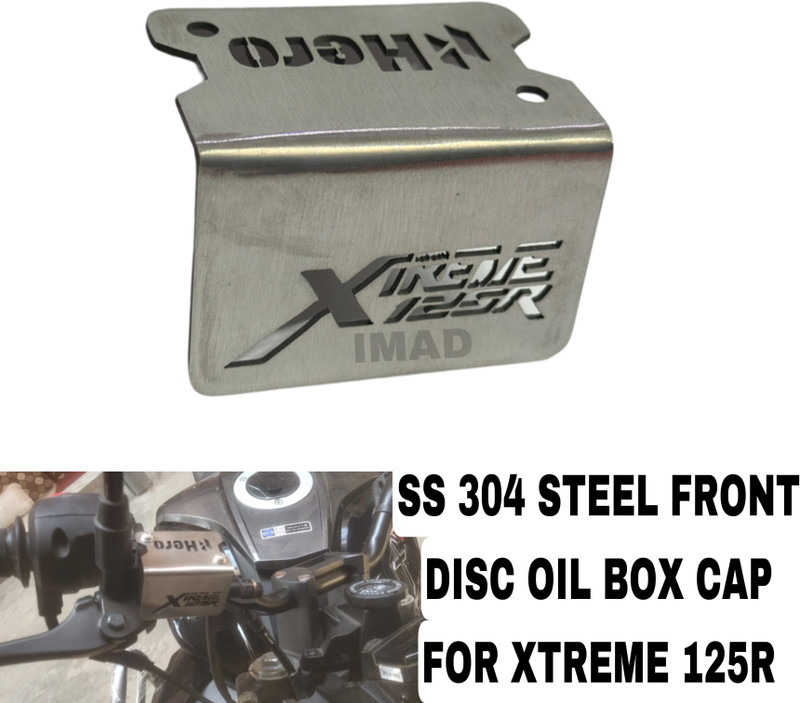 imad FRONT DISC BOX CAP FOR XTREME125 Bike Crash Guard(Hero)