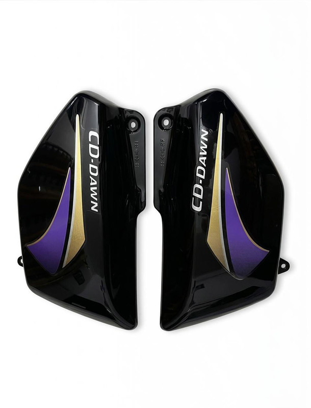 KTC Side panel CD Dawn Black/Blue Bike crash Guard Bike Crash Guard(Hero)