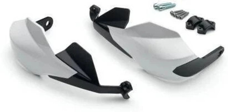 AOWBIKES HAND-GUARD-WHITE-W1 Handlebar Hand Guard(KTM, Bajaj)