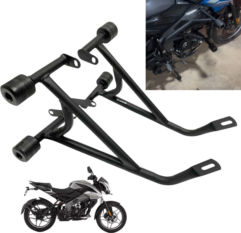 OZANGO Bike New design metal Crash Guard Frame Support 4 Slider for Pulsur NS 125(Bajaj)