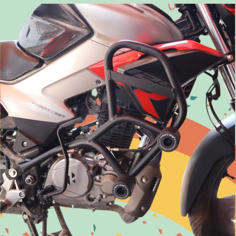 VTN THANOS HEAVY QUALITY METAL H.E.R.O XTREME 125. R CRASH GUARD WITH SLIDERS(Hero)