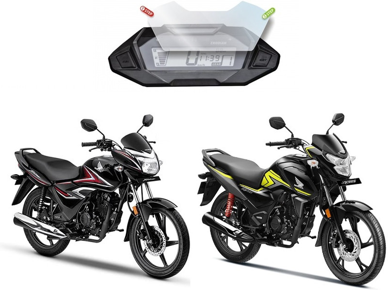 Titan Shield 9H Nano Speedometer Screen Protector Scratch Guard Compatible with Honda SP 125 Bike Crash Guard(Honda)