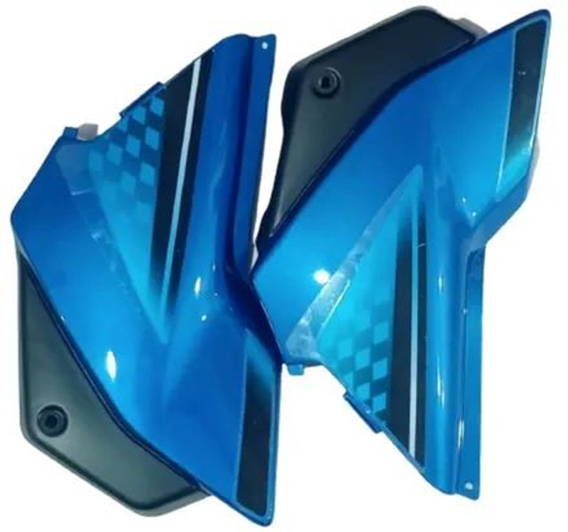 Mudsor GLAMOUR ASFS T7 SIDE PANEL-BLUE Bike Radiator Guard