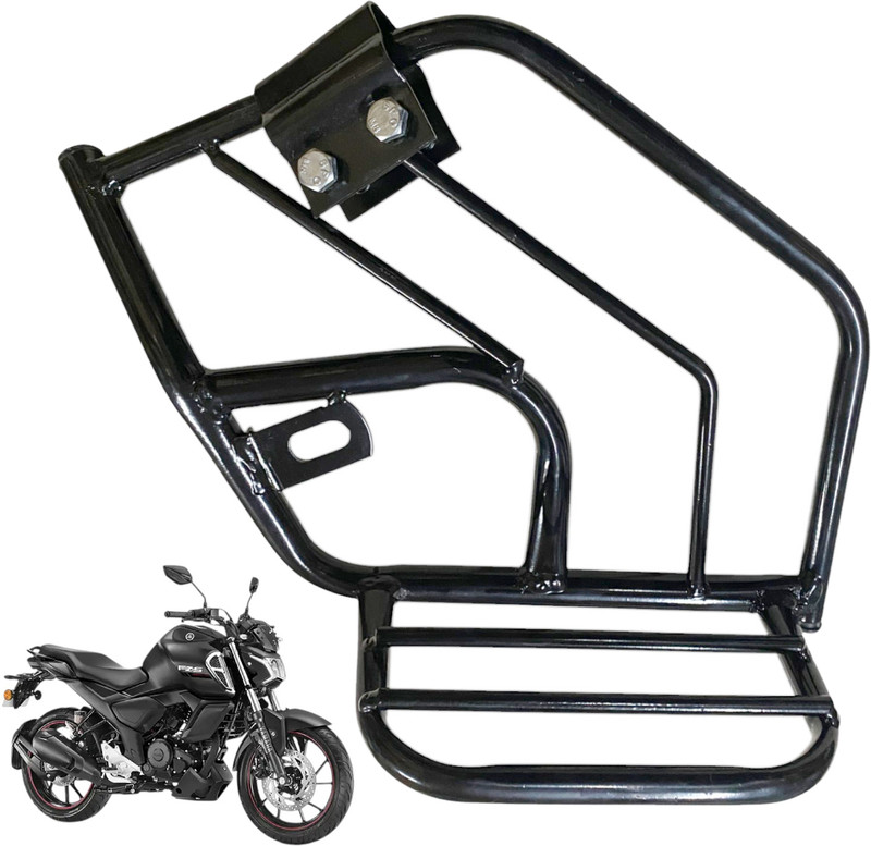 Dhe Best New Premium Side Guard Saree Guard With Ladies foot rest for Yamaha FZS V4 Bike Saree Guard