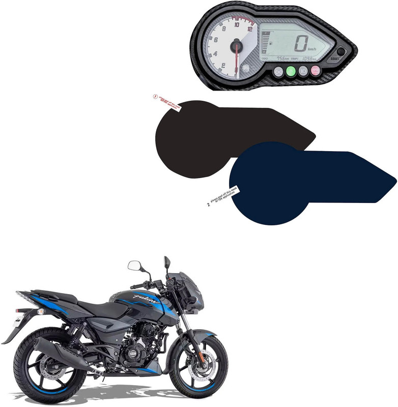 Vagary Screen Guard for Pulsar 125/150/180F/220F Bike Display Protector Dashboard Film Bike Display Screen Guard(Universal For Bike)