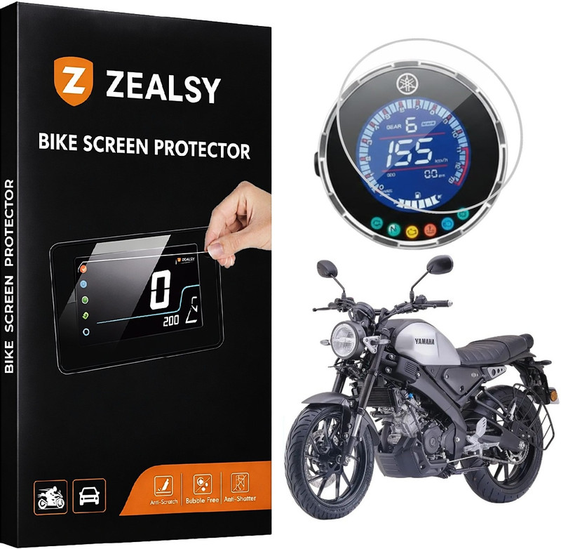 Zealsy Screen Guard for XSR 155 Display Digital Speedometer Protector Bike Display Screen Guard(Yamaha)