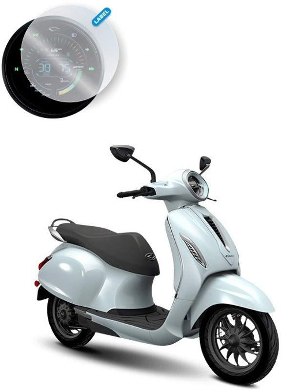 Titan Shield Screen Guard for Bajaj Chetak (Pack of 2) Bike Crash Guard(Bajaj)